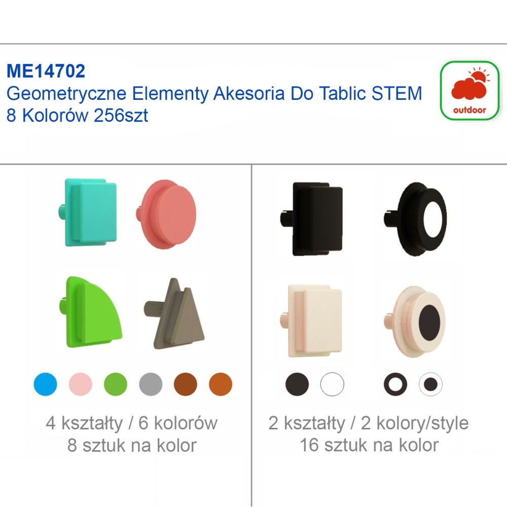 STEM lentos priedai MASTERKIDZ 256 vnt-Žaislai, Lavinamieji žaislai, Veiklos centrai-e-vaikas