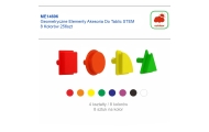 MASTERKIDZ Geometric Elements 8 Spalvos 256 vnt STEM plokščių priedai