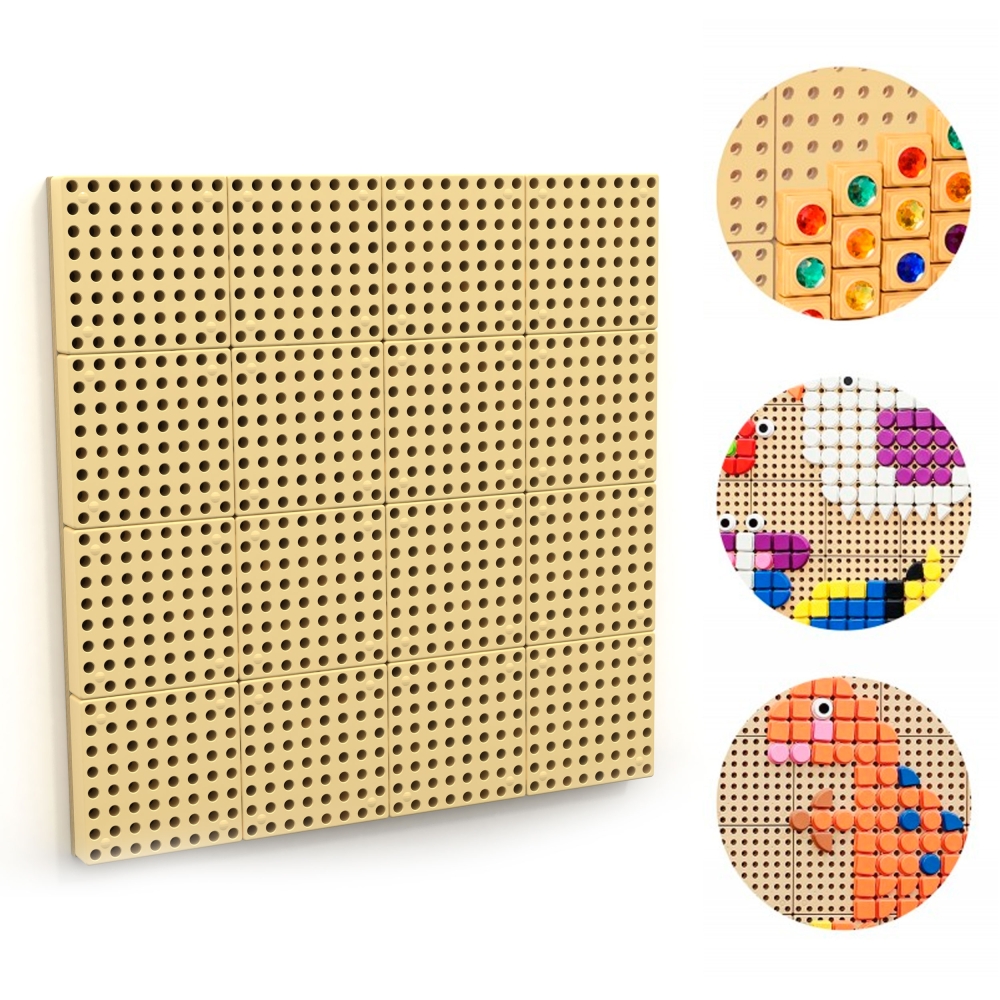 Mokomoji sieninė STEM lenta 80 x 80 cm MASTERKIDZ