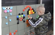 MASTERKIDZ Zestaw Kołeczki w kształcie figur geometrycznych 64szt do tablic STEM