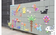 MASTERKIDZ Zestaw Kołeczki w kształcie figur geometrycznych 64szt do tablic STEM