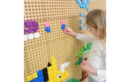 MASTERKIDZ Zestaw Kołeczki w kształcie figur geometrycznych 64szt do tablic STEM