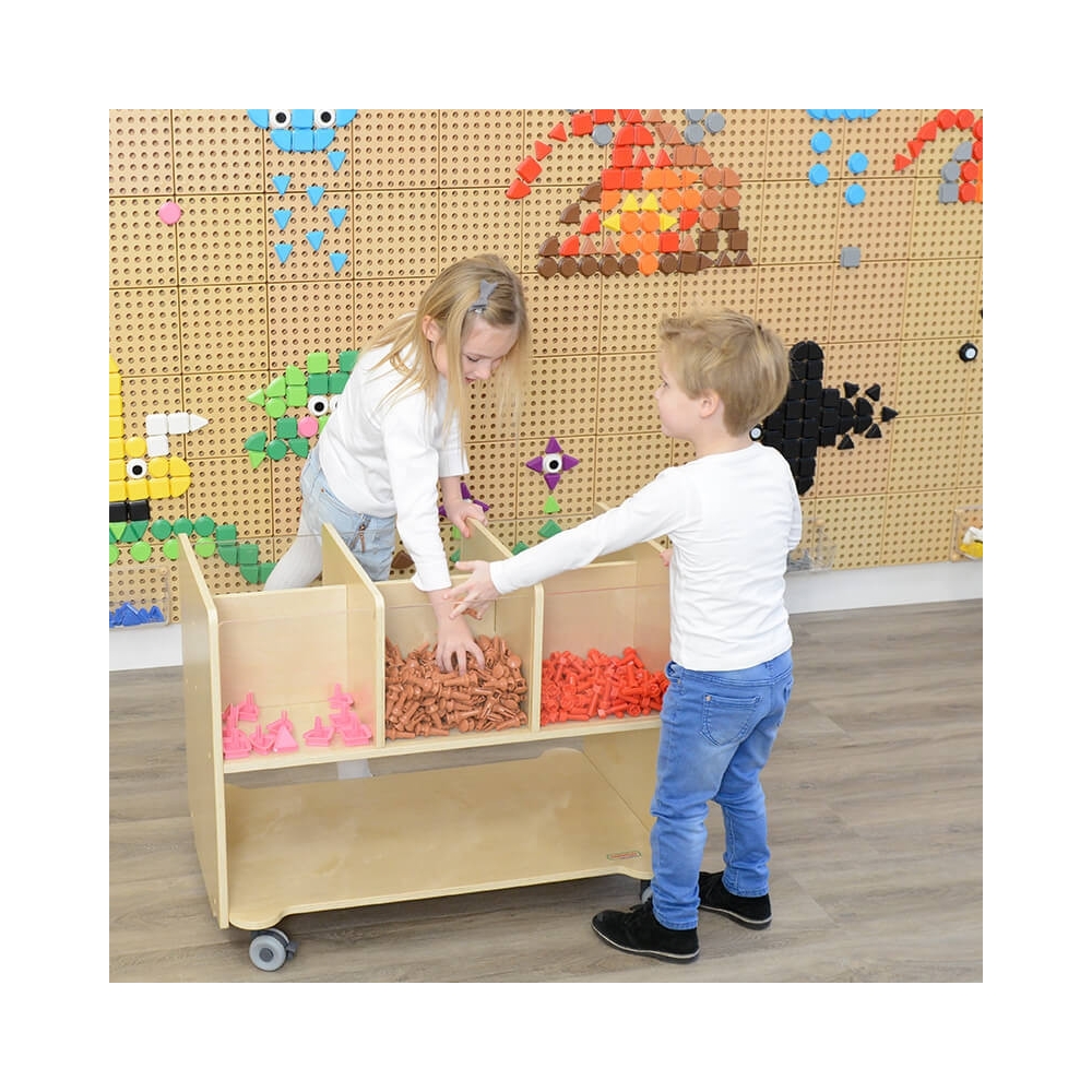 Geometrinių figūrų rinkinys MASTERKIDZ 64vnt, skirtas STEM lentai-Žaislai, Lavinamieji žaislai, Veiklos centrai-e-vaikas