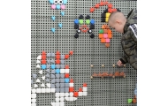 Geometrinių figūrų rinkinys MASTERKIDZ 64vnt, skirtas STEM lentai-Žaislai, Lavinamieji žaislai, Veiklos centrai-e-vaikas