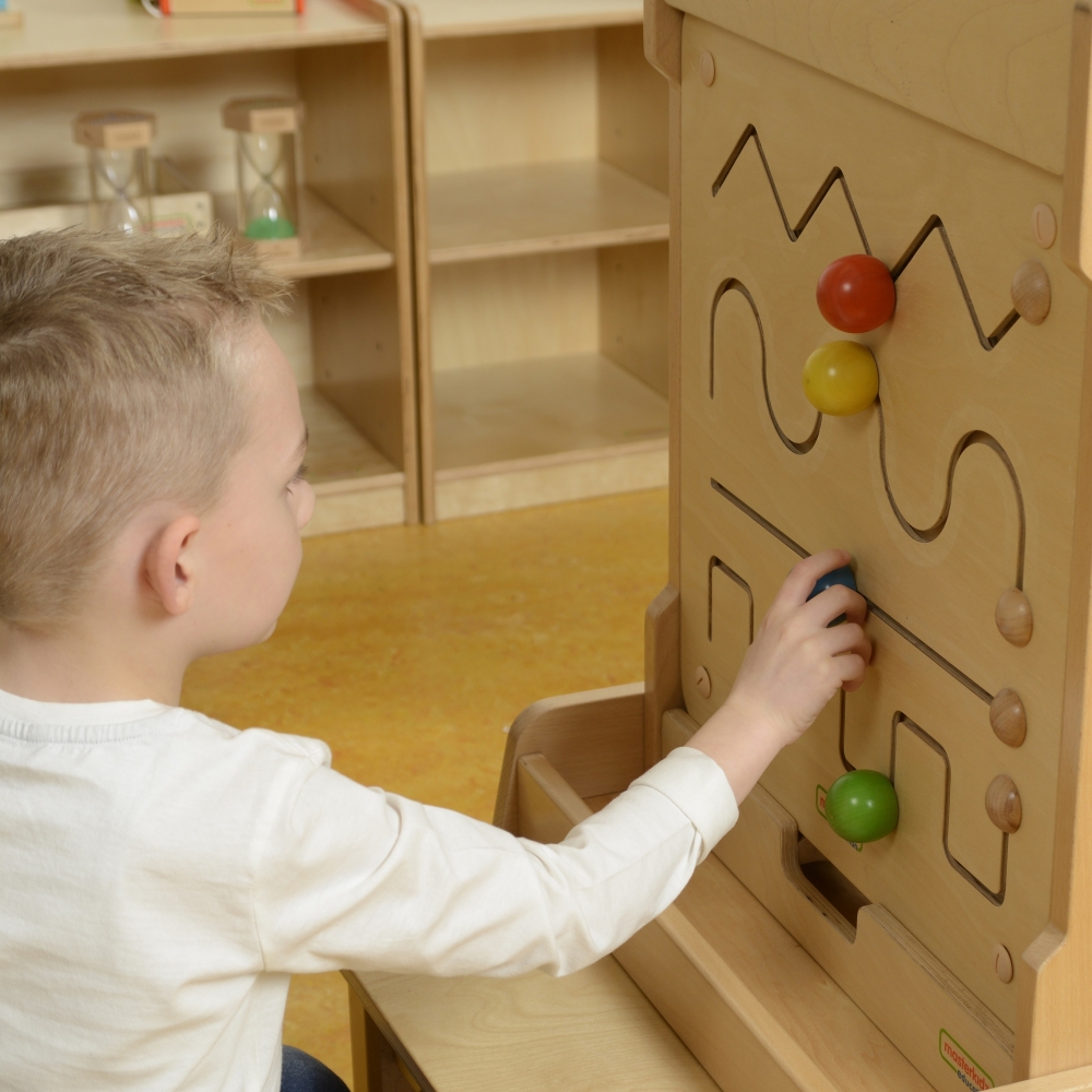 Mokomoji stumdymo lenta MASTERKIDZ Montessori smulkiajai motorikai lavinti-Žaislai, Lavinamieji žaislai, Veiklos centrai-e-vaika