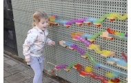 Konstruktoriaus rinkinys MASTERKIDZ Kamuoliukų takelis STEM lenta 120 el.