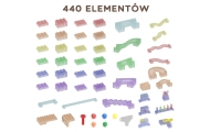 MASTERKIDZ Zestaw Konstrukcyjny Tor dla Piłek Tablica STEM 440elementów
