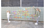 MASTERKIDZ Zestaw Konstrukcyjny Tor dla Piłek Tablica STEM 440elementów