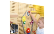 MASTERKIDZ Tablica Ścienna Koła Zębate i Łańcuch 79 El. Zbuduj własny mechanizm