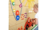 MASTERKIDZ sieninės plokštės pavaros ir grandinė 79 El. Sukurkite savo mechanizmą