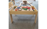 MASTERKIDZ Drewniany Stół Edukacyjny +AKCESORIA STEM WALL					