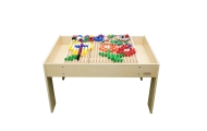 MASTERKIDZ Drewniany Stół Edukacyjny +AKCESORIA STEM WALL					