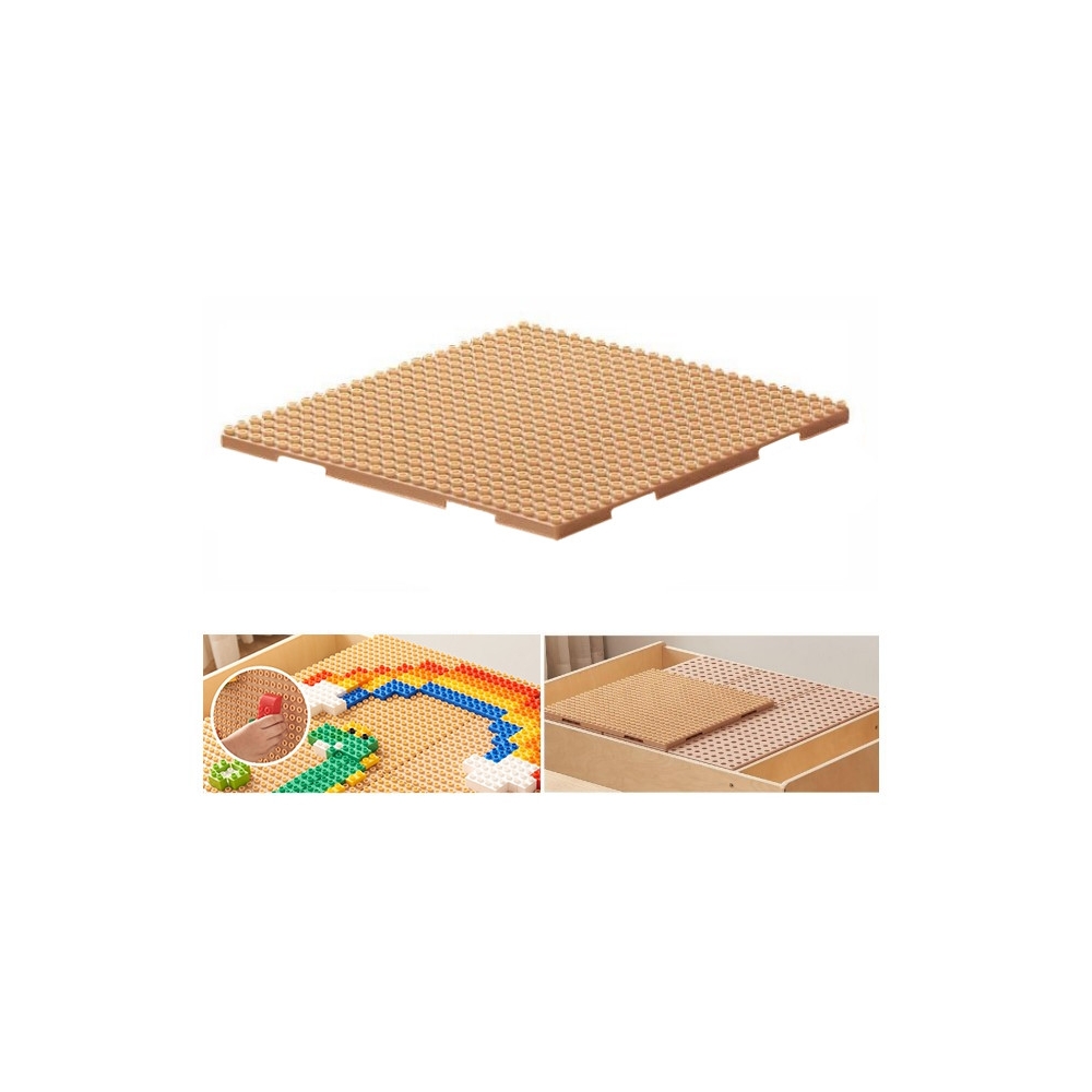 Medinis mokomasis stalas MASTERKIDZ + STEM SIENOS PRIEDAI + 135 plytos