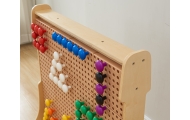 Spalvoti smeigtukai Jumbo Doodles MASTERKIDZ STEM lentoms 128 vnt - 8 spalvos-Žaislai, Lavinamieji žaislai, Veiklos centrai-e-va