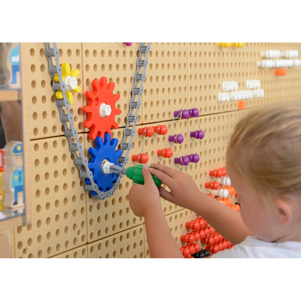 Priedų rinkinys MASTERKIDZ Mišrūs sąvaržėlių varžtai Įrankiai 352 el.