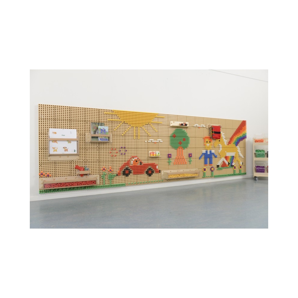 Sieninis skydas be tvirtinimo plokštės MASTERKIDZ Creative Science STEM 120x80 cm-Žaislai, Lavinamieji žaislai, Veiklos centrai-