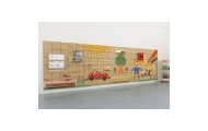 MASTERKIDZ Panel Ścienny Tablica Naukowa Kreatywna STEM 120x80 cm Bez Panelu Montażowego