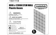 Sieninis skydas be tvirtinimo plokštės MASTERKIDZ Creative Science STEM 120x80 cm-Žaislai, Lavinamieji žaislai, Veiklos centrai-