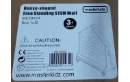 Laisvai pastatoma STEM MASTERKIDZ XXL medinė namo formos lenta-Žaislai, Lavinamieji žaislai, Veiklos centrai-e-vaikas