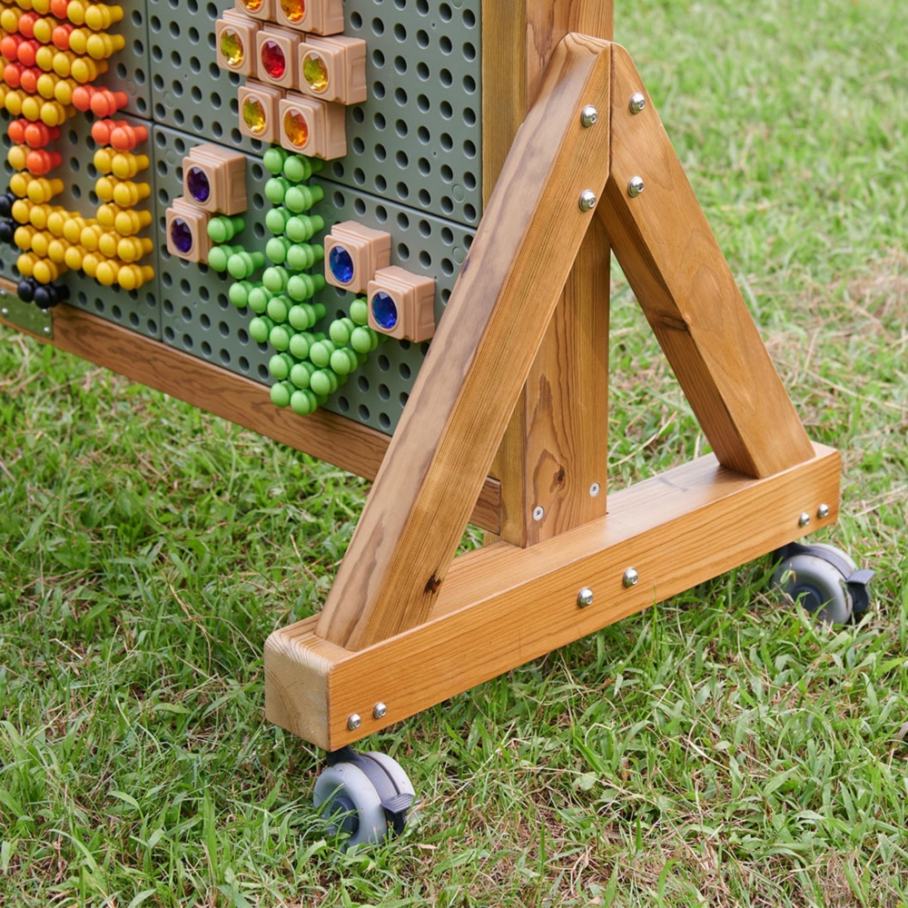 Laisvai pastatomos STEM lentos ratukai MASTERKIDZ 4 vnt-Žaislai, Lavinamieji žaislai, Veiklos centrai-e-vaikas