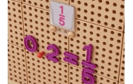 Skaičių ir ženklų rinkinys STEM sieninėms plokštėms MASTERKIDZ, skirtas mokytis skaičiavimo ir matematikos 82 el.