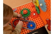 Medinės dirbtuvės MASTERKIDZ XXL Montessori STEM su įrankiais-Žaislai, Lavinamieji žaislai, Veiklos centrai-e-vaikas