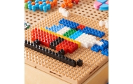 Kaladėlių rinkinys MASTERKIDZ STEM, kurį sudaro 135 del.