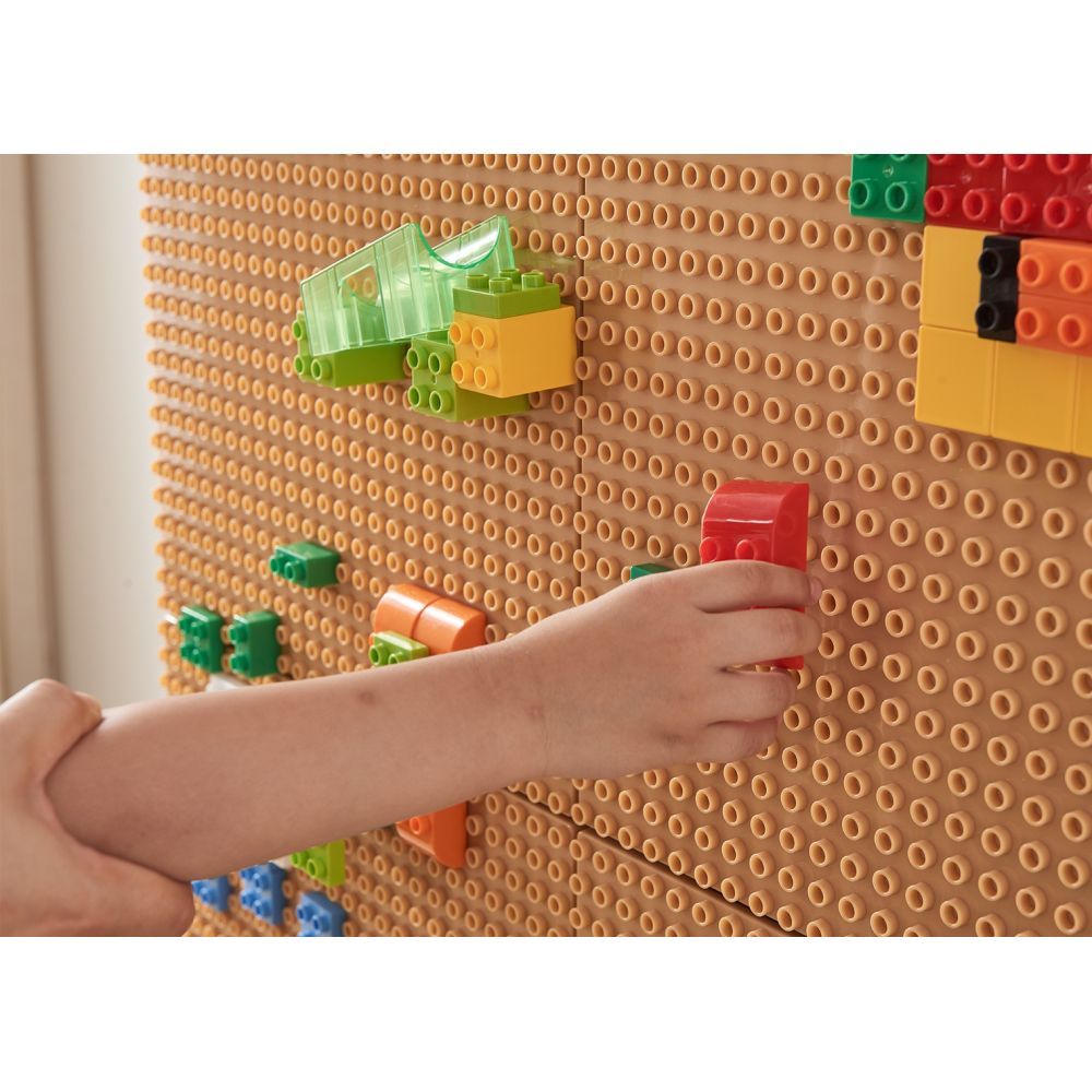 Mažų blokelių statybinė plokštė MASTERKIDZ 1-Žaislai, Lavinamieji žaislai, Veiklos centrai-e-vaikas