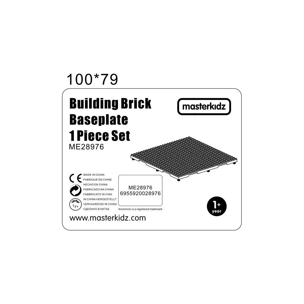 MASTERKIDZ 1 Small Block Building Panel