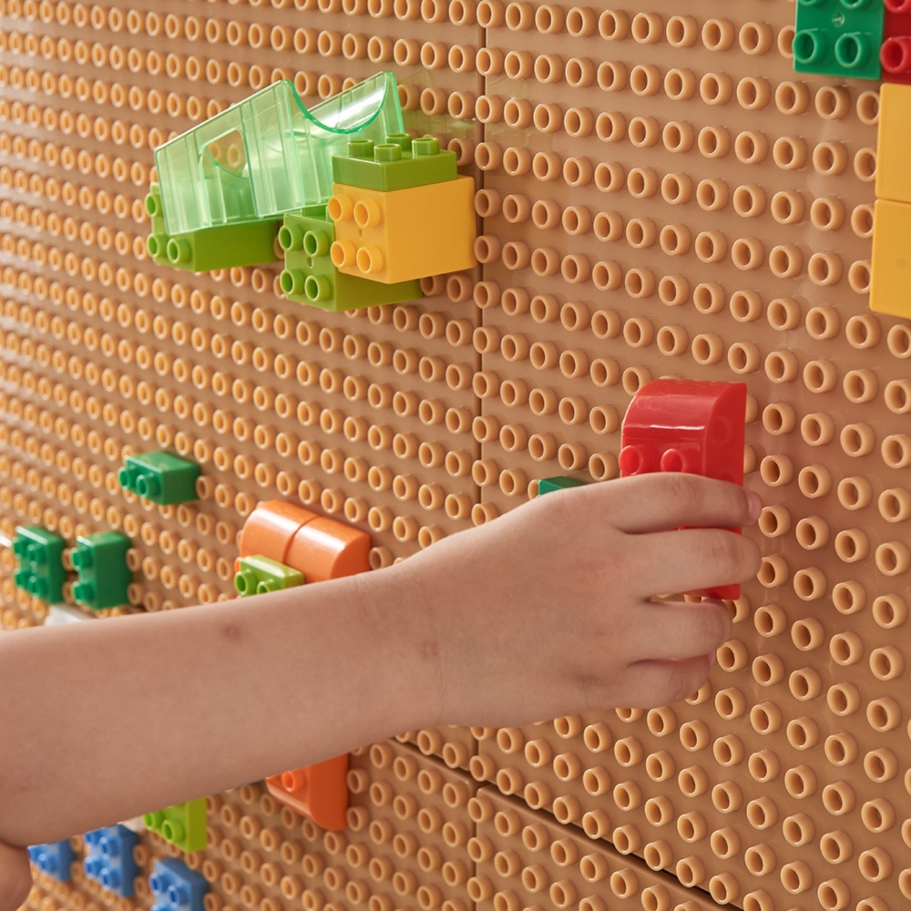 Statybinių kaladėlių rinkinys MASTERKIDZ STEM 135 el. su plokščių perdanga 4 vnt.