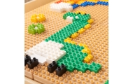 Statybinių kaladėlių rinkinys MASTERKIDZ STEM 135 el. su plokščių perdanga 4 vnt.