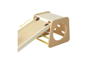 CLASSIC WORLD Drewniany Zestaw Wspinaczkowy Trójkąt Montessori 5w1 - Plac Zabaw Siłownia Indoor dla Dzieci