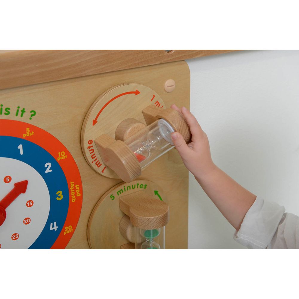 MASTERKIDZ Nauka O Czasie Czytanie Godziny - Tablica Edukacyjna