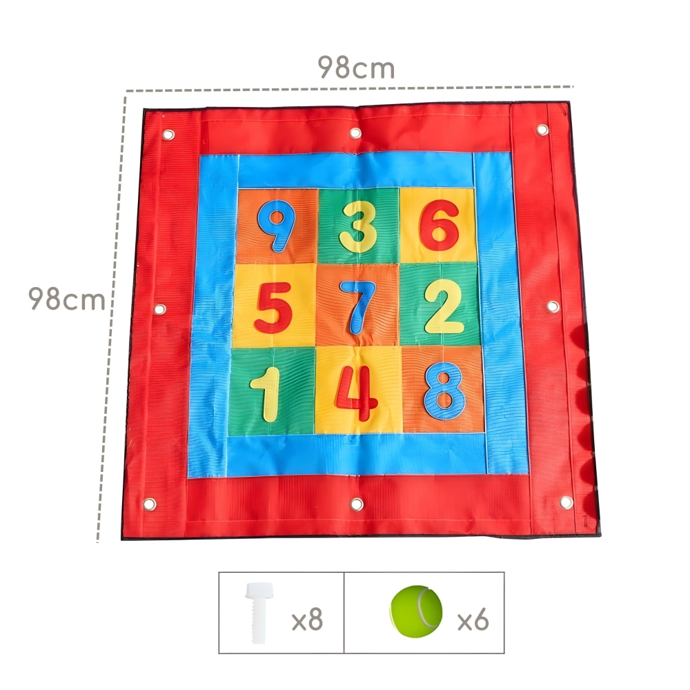 Matematikos mokymosi kilimėlis MASTERKIDZ spalvingas STEM skaičių ratas-Žaislai, Lavinamieji žaislai, Veiklos centrai, Mokomieji