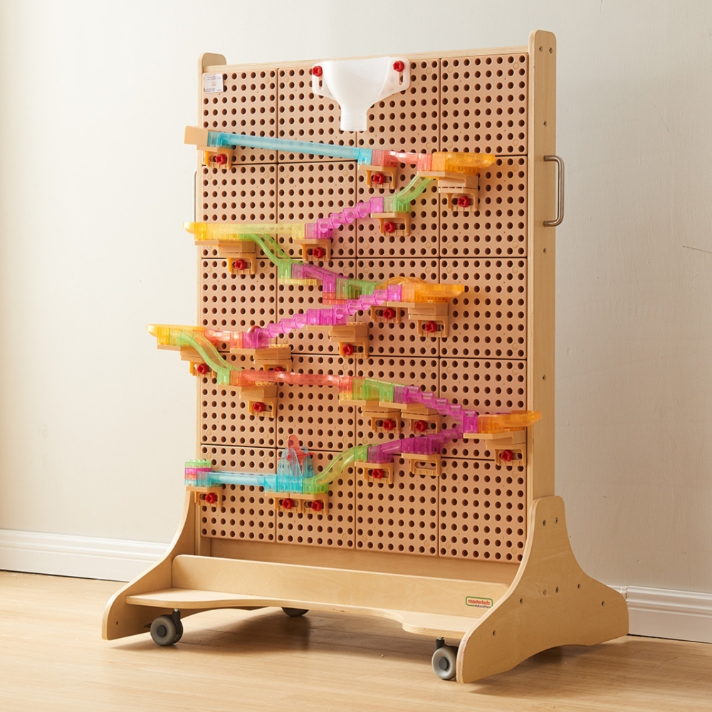 Edukacinė STEM kūrybinio mokymosi lenta MASTERKIDZ Atskiros konstrukcijos 166x125 cm + priedų rinkinys-Žaislai, Lavinamieji žais