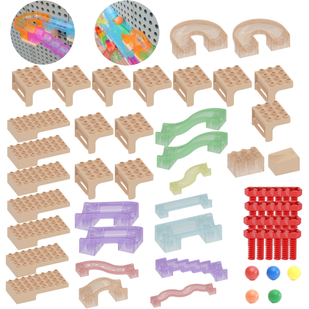 MASTERKIDZ Freestanding STEM Creative Learning Board 166 x 125 cm + Accessories Set 