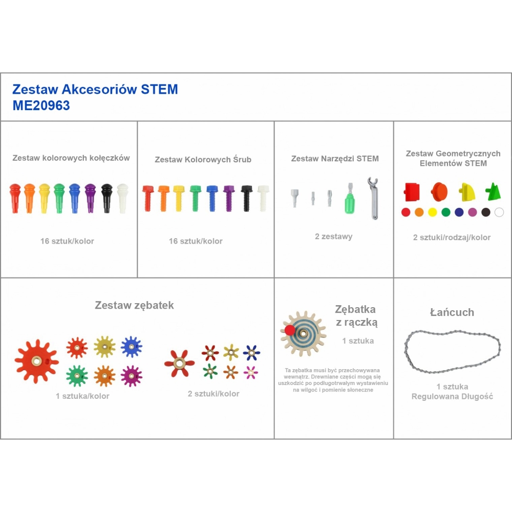 Edukacinė STEM kūrybinio mokymosi lenta MASTERKIDZ Atskiros konstrukcijos 166x125 cm + priedų rinkinys-Žaislai, Lavinamieji žais