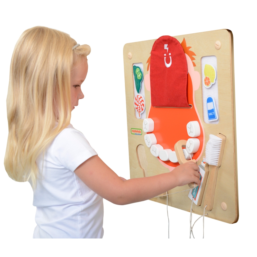 Sensorinė sieninė lenta - Burnos higiena Flex MASTERKIDZ Montessori