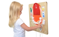 MASTERKIDZ Higiena Jamy Ustnej Ścienna Tablica Sensoryczna Flex Montessori