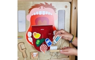 Sensorinė sieninė lenta - Burnos higiena Flex MASTERKIDZ Montessori