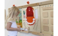 MASTERKIDZ Higiena Jamy Ustnej Ścienna Tablica Sensoryczna Flex Montessori