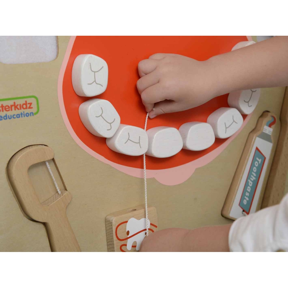 Sensorinė sieninė lenta - Burnos higiena Flex MASTERKIDZ Montessori