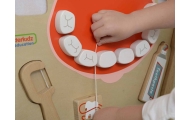 Sensorinė sieninė lenta - Burnos higiena Flex MASTERKIDZ Montessori