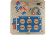 MASTERKIDZ Nauka o Przyciąganiu Magnetycznym - Ścienna Tablica Edukacyjna Flex Montessori