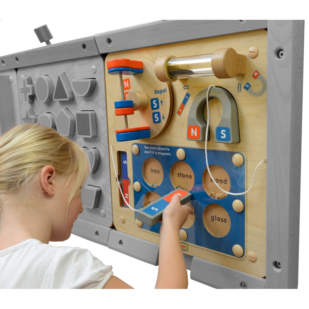Magnetinės traukos mokslas - Flex Montessori mokomoji sieninė lenta MASTERKIDZ