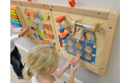 Magnetinės traukos mokslas - Flex Montessori mokomoji sieninė lenta MASTERKIDZ