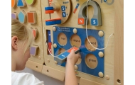MASTERKIDZ Nauka o Przyciąganiu Magnetycznym - Ścienna Tablica Edukacyjna Flex Montessori