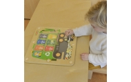 Atliekų rūšiavimo magnetinė lenta MASTERKIDZ Montessori perdirbimo sunkvežimis-Žaislai, Lavinamieji žaislai, Veiklos centrai-e-v