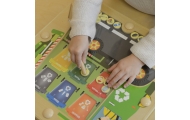 MASTERKIDZ Tablica Magnetyczna Segregowanie Odpadów Ciężarówka do Recyklingu Montessori