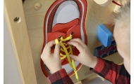 MASTERKIDZ Educational Board - Manual Dexterity Montessori Lacing